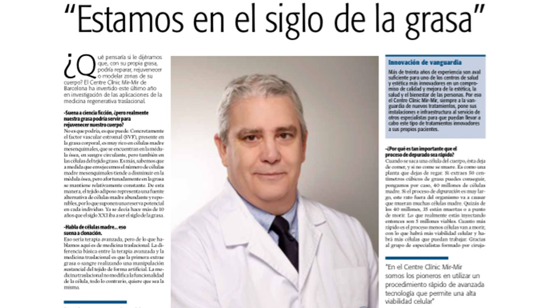 entrevista Dr. Sebastián Mir-Mir en La Vanguardia